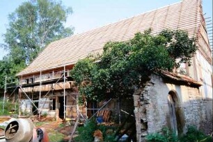 denkmalgeschütztes Bauernhaus Dorfstr. 65, Sanierungsarbeiten