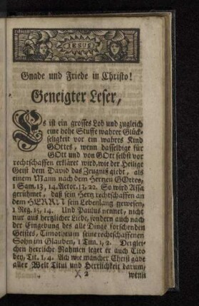 Geneigter Leser,