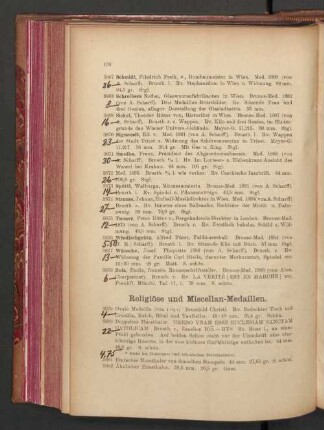 Religiöse und Miscellan-Medaillen
