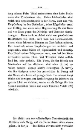II. [Sprache und Metrik]