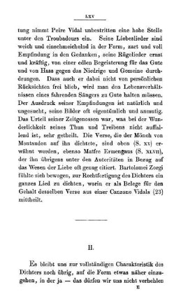 II. [Sprache und Metrik]