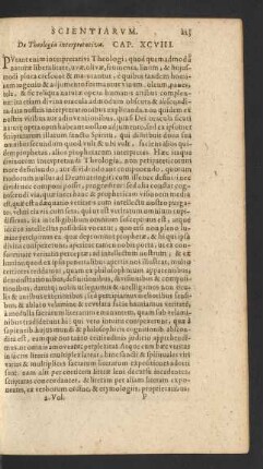 De Theologia interpretativa. Cap. XCVIII.