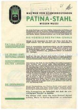 Patina-Stahl bei "Westfalia"-Düngerstreuern