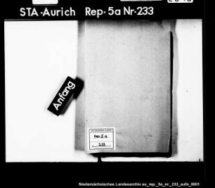 Aufhebung der Kuratel über den Friedensrichter H.S. von Halem zu Aurich