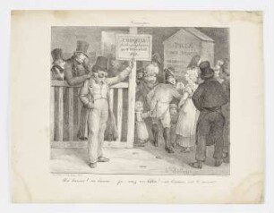 Au bureau! au bureau, Titelblatt der Folge "Album pour 1823"