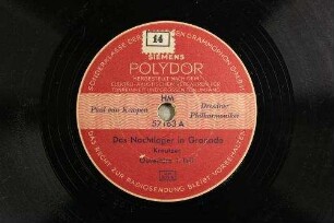Das Nachtlager in Granada : Ouvertüre I. Teil
