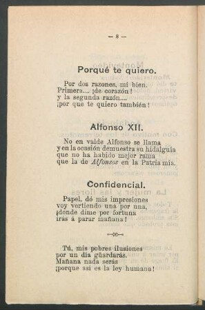 Porqué te quiero.