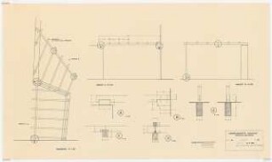 Kindertagesstätte und Priesterseminar, Frankfurt/Main Grünanlage: Kindertagsstätte Pergola 1:20, 1. Fassung