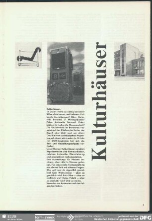 Kulturhäuser