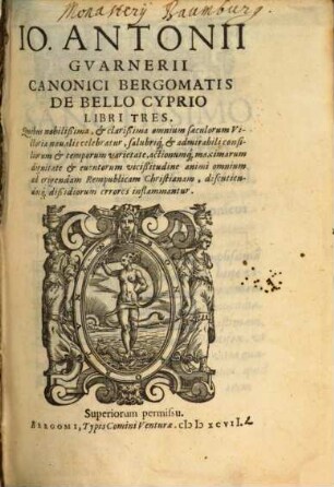 De bello Cyprio : libri III