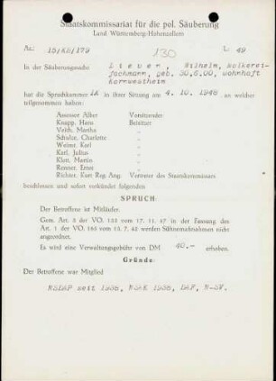 Lieven, Wilhelm