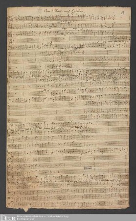 Ms. Ff. Mus. 1539 - Am 3. Sonnt. nach Epiphan.