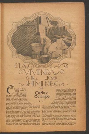 Las viviendas de los humildes : Fotos de Ramírez