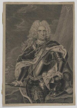 Bildnis des August II., König von Polen