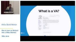 How to turn an abstract into a video abstract: Teaching methods, techn iques and experiences of the Popular Science Video Workshop