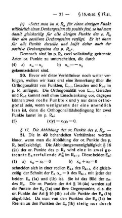§ 17. Die Abbildung der or. Punkte des p.Rn.
