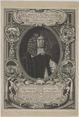 Bildnis des Carolus von Friesen