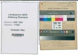Entnazifizierung Max Gottwald , geb. 24.10.1905 (Lokheizer)