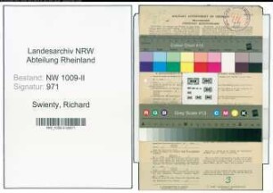 Entnazifizierung Richard Swienty , geb. 02.02.1911 (Kaufmann)