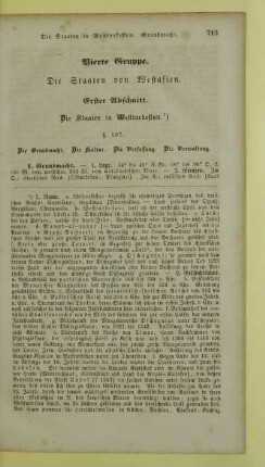 Vierte Gruppe. Die Staaten von Westasien