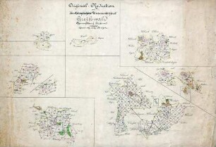 Original-Reduktion von der Königlichen Universitätsforst Greifswald, Regierungsbezirk Stralsund