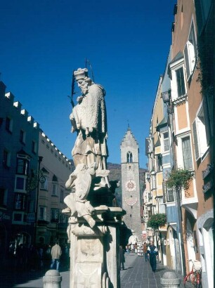Denkmal des Heiligen Nepomuk : Italien. Südtirol. Sterzing. Denkmal des Heiligen Nepomuk (1739)
