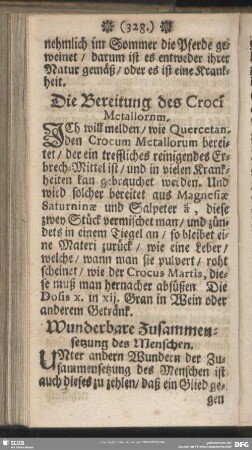 Die Bereitung des Croci Metallorum