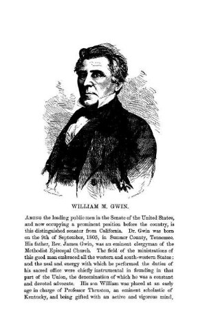 Memoir of William M. Gwin