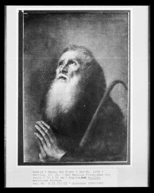 Der heilige Franziskus von Paula