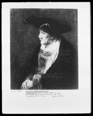 Bildnis eines Mannes mit Perlen am Hut