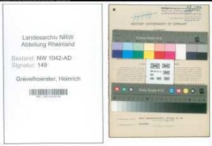 Entnazifizierung Heinrich Grevelhoerster , geb. 19.07.1896 (Landwirt)