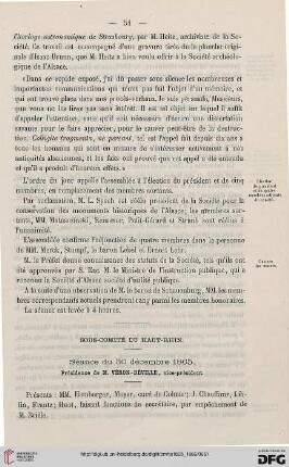 Sous-comité du Haut-Rhin: séance du 30 décembre 1865