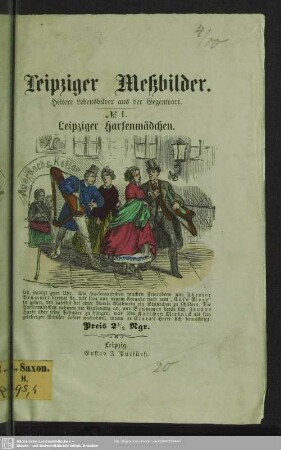 1: Leipziger Messbilder : heitere Lebensbilder aus der Gegenwart