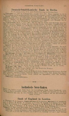 Ausländische Notenbanken