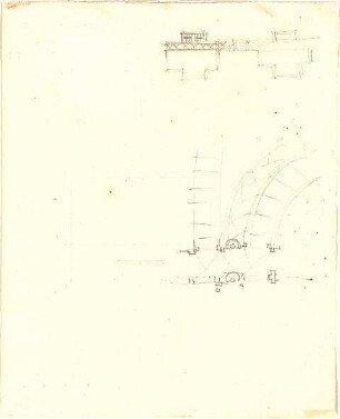 Leins, Christian Friedrich von; Paris (Frankreich); Pariser Handzeichnungen - Teilgrundrisse