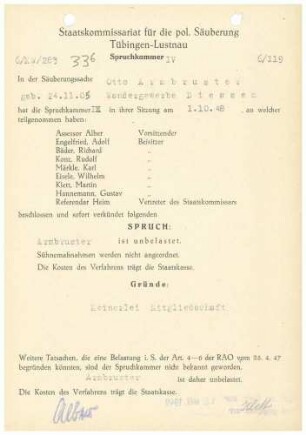 Armbruster, Otto