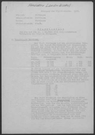 Nürtingen: Pfarrbericht 1952