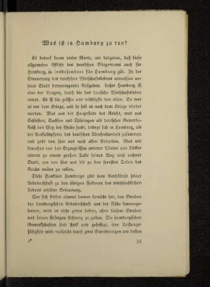Was ist in Hamburg zu tun?