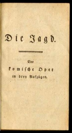 Die Jagd