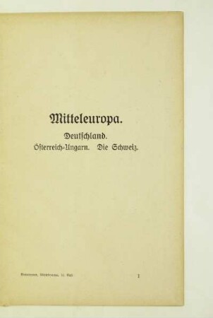 Mitteleuropa