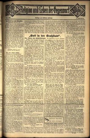 Dritte Ausgabe vom Sonntag, den 04. September 1932.