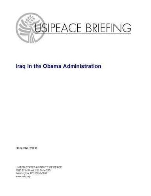 Iraq in the Obama Administration