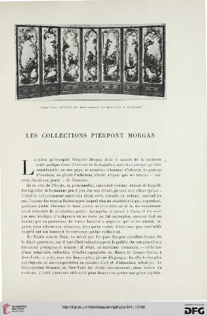 4. Pér. 11.1914: Les collections Pierpont Morgan