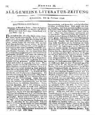 Neues theologisches Journal. Bd. 3-5. Hrsg. v. H. K. A. Hänlein, C. F. Ammon u. H. E. G. Paulus [ab Bd. 5]. Nürnberg: Monath u. Kußler 1794
