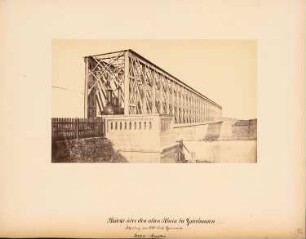Eisenbahnbrücke über den Altrhein, Griethausen: Ansicht