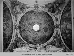 Ausmalung der Kapelle des Heiligen Fredianus : Verherrlichung des Kreuzes