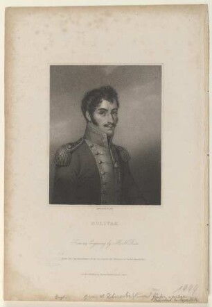Bildnis des Simon Bolivar