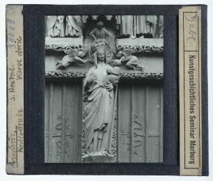 Amiens, Kathedrale Notre Dame : Südportal, Vierge Dorée