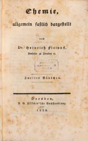 Chemie, allgemein faßlich dargestellt, 2