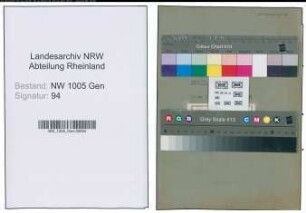 Register der ausgegebenen Entlastungszeugnisse. Nr. 14525 - 16102